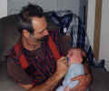 Keegan and Granpa Eckelbarger